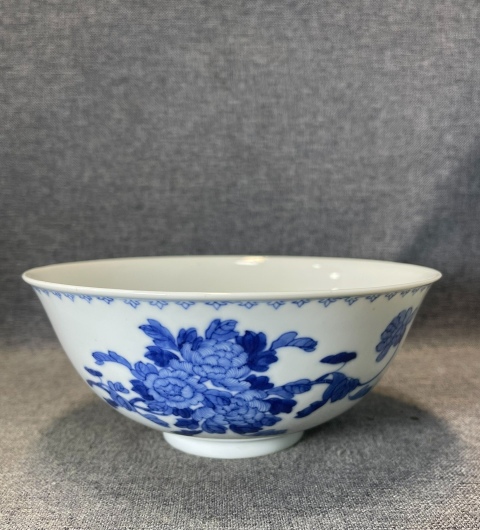 古玩陶瓷官窯清光緒 青花折枝花卉紋碗拍賣,當(dāng)前價格25000元