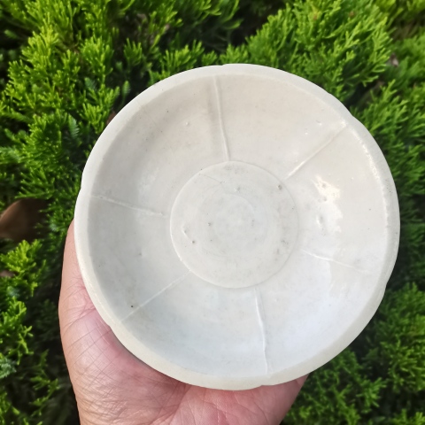 古玩陶瓷南宋青白釉葵口出筋洗（精品）拍賣，當前價格3680元