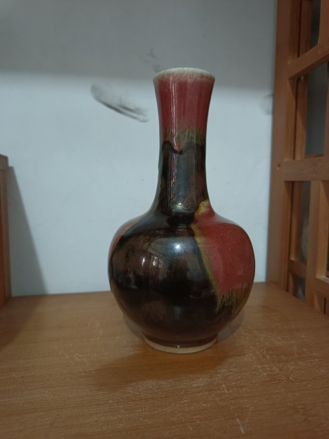 古玩陶瓷清中三羊開泰賞瓶拍賣，當前價格3900元