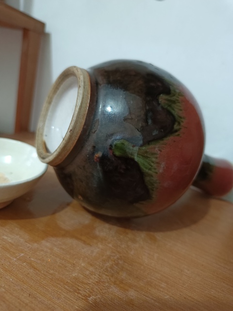 古玩陶瓷清中三羊開泰賞瓶拍賣，當前價格3900元