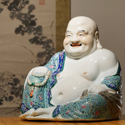 域鉴古玩】粉彩弥勒佛鉴定结果_粉彩弥勒佛真假鉴别