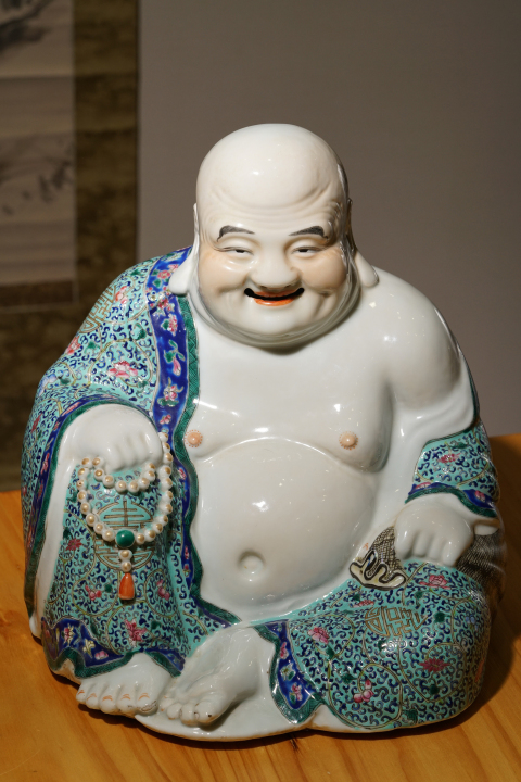 域鉴古玩】粉彩弥勒佛鉴定结果_粉彩弥勒佛真假鉴别