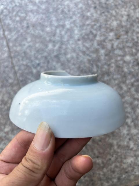 古玩陶瓷康熙 青花鳳穿牡丹圖淺盤拍賣,當前價格355元