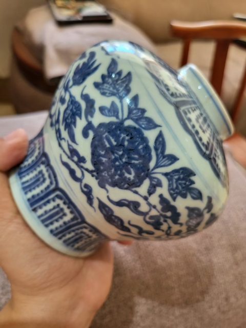 古玩陶瓷青花纏枝天字罐拍賣,當前價格350000元