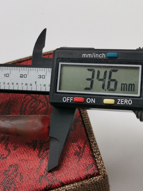 古玩玉器秦·天然紅瑪瑙多棱珠拍賣,當前價格100元