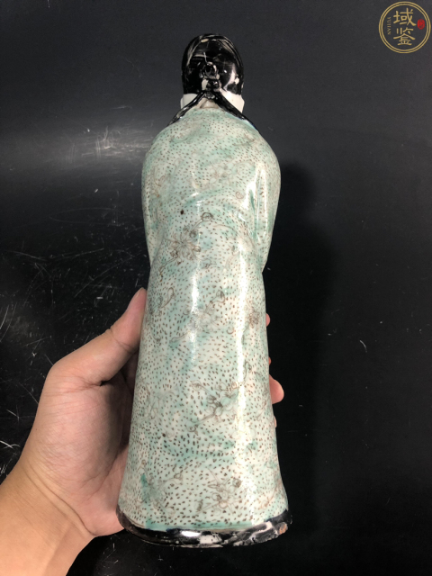 古玩陶瓷粉彩書生塑像拍賣，當前價格2500元