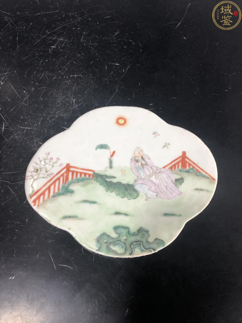 古玩陶瓷粉彩太白飲酒圖瓷版拍賣，當(dāng)前價格2500元