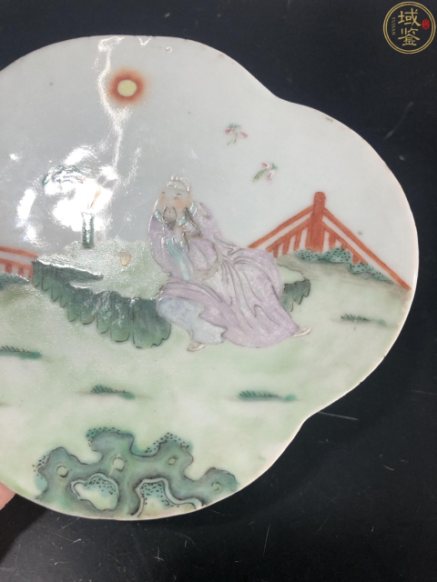 古玩陶瓷粉彩太白飲酒圖瓷版拍賣，當(dāng)前價格2500元