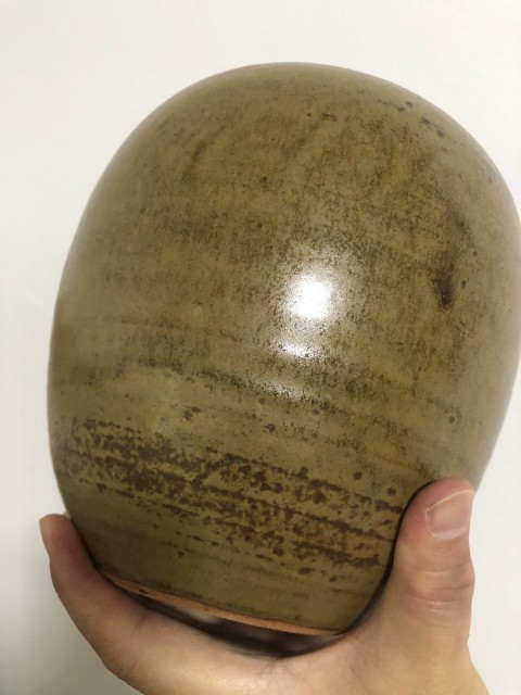 古玩陶瓷明末清初磁州窯茶葉末釉蓋罐拍賣,當前價格3200元