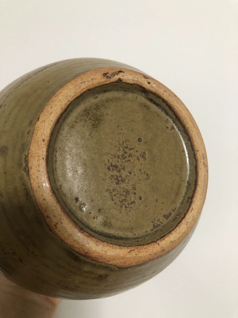 古玩陶瓷明末清初磁州窯茶葉末釉蓋罐拍賣,當前價格3200元