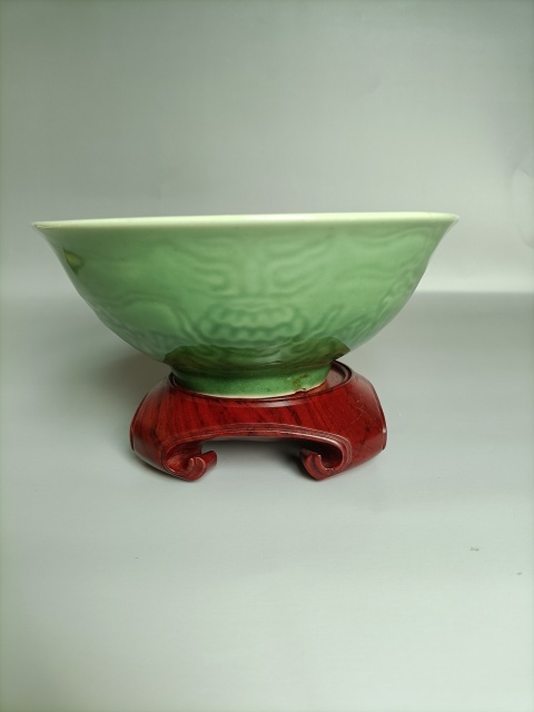 古玩陶瓷綠釉碗拍賣,當(dāng)前價格199元