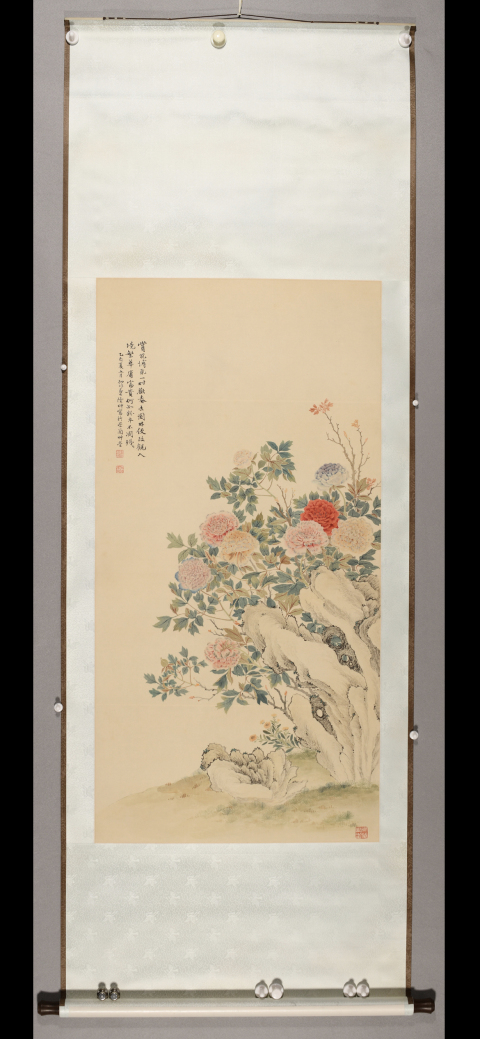 古玩字畫陸翀花卉圖拍賣,當前價格300000元