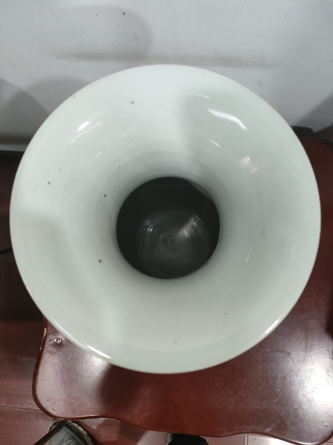 古玩陶瓷粉彩漁樵耕讀圖嫁妝瓶拍賣,當前價格3800元