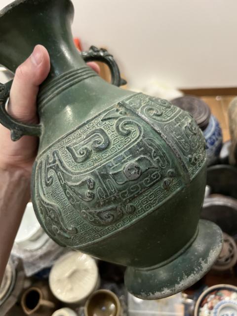 古玩雜項(特價)民國銅瓶拍賣,當前價格580元