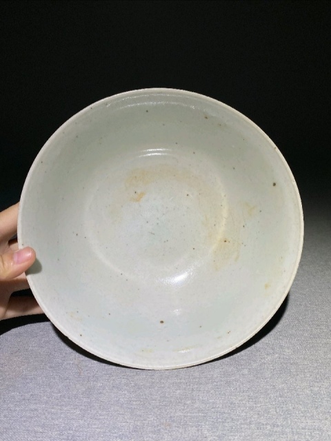 古玩陶瓷【超級碗·20.6厘米內白釉外醬釉】大碗拍賣,當前價格1380元