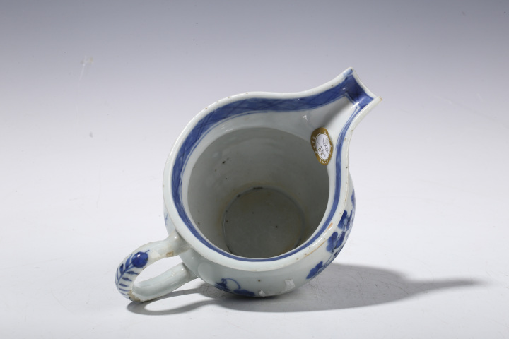 古玩陶瓷清中期?青花山水樓閣紋奶杯拍賣，當前價格1700元