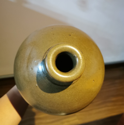 古玩陶瓷茶葉末釉嘟嚕瓶拍賣，當前價格2800元
