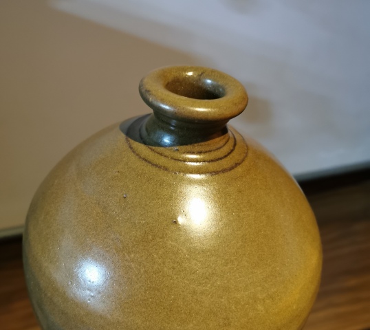 古玩陶瓷茶葉末釉嘟嚕瓶拍賣，當前價格2800元