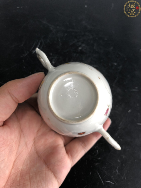 古玩陶瓷雍乾洋彩模印牡丹爵杯拍賣,當前價格2500元