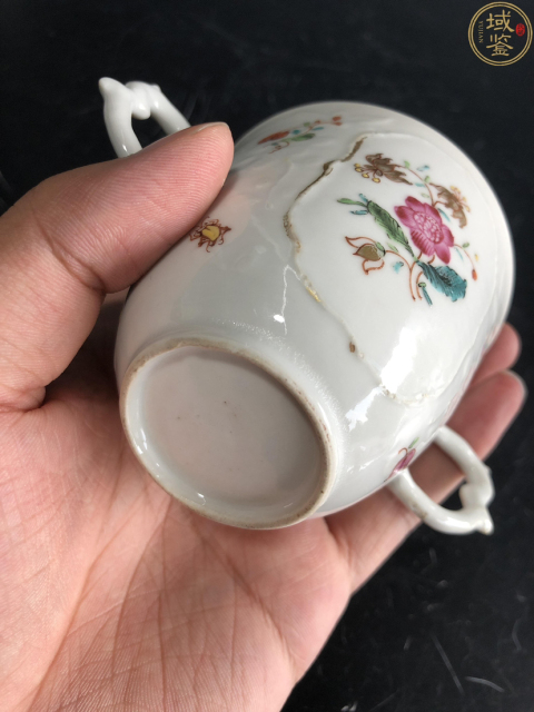 古玩陶瓷雍乾洋彩模印牡丹爵杯拍賣,當前價格2500元