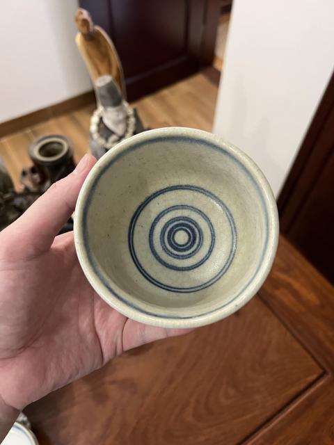 古玩陶瓷哥釉青花荷塘蜻蜓圖香爐拍賣,當前價格299元