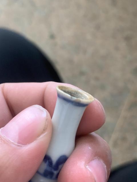 古玩陶瓷清早期青花花卉葫蘆瓶拍賣，當前價格998元