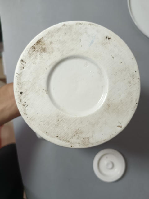 古玩陶瓷彩繪水果紋大提梁壺拍賣,當前價格188元