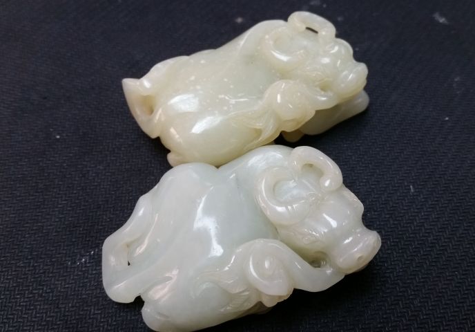 古玩玉器和田玉牛擺件拍賣,當前價格1080元