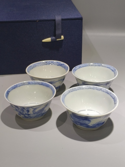 古玩陶瓷青花雉雞牡丹圖茶杯一組拍賣,當(dāng)前價(jià)格4800元