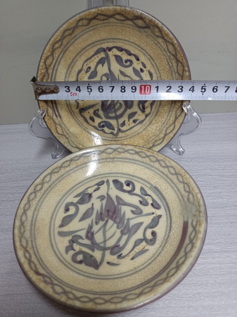 古玩陶瓷清.青花盤拍賣，當前價格198元