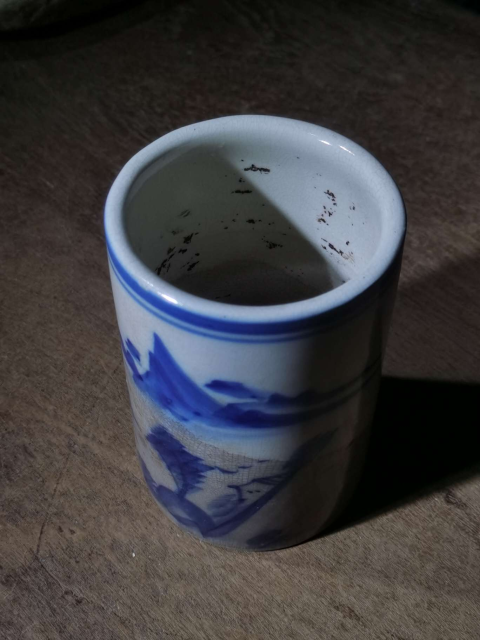 古玩陶瓷青花山水筆筒拍賣，當(dāng)前價(jià)格999元