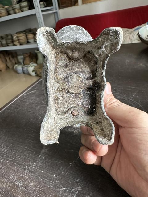 古玩雜項元寶型燭臺拍賣,當前價格59元