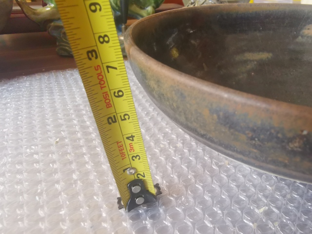 古玩陶瓷元代，耀州窯，窯變黑釉大碗拍賣，當前價格1666元