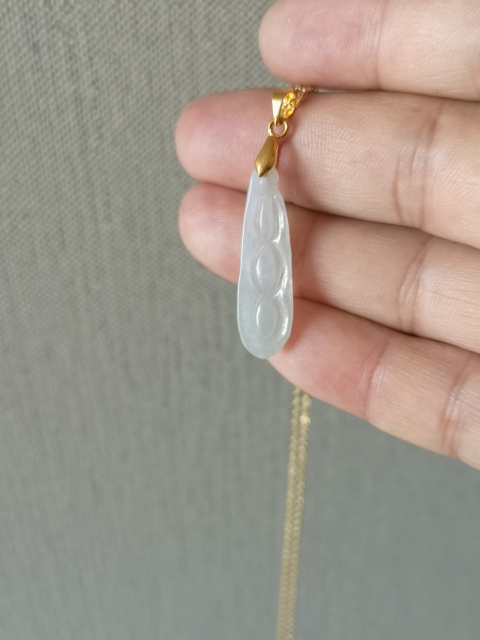 古玩玉器天然翡翠“連中三元”掛件拍賣,當(dāng)前價格398元