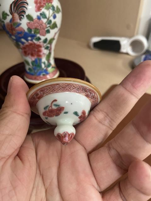 古玩陶瓷清雍正 粉彩官上加官小將軍罐拍賣，當前價格15888元