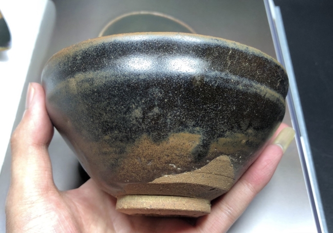 古玩陶瓷南宋·福清窯黑釉束口“幅州天目”建盞拍賣,當前價格14513元