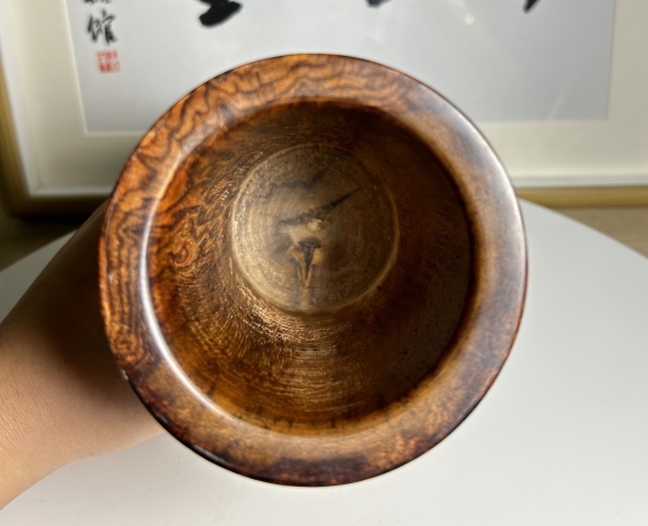 古玩雜項海南黃花梨 筆筒拍賣,當前價格1600元