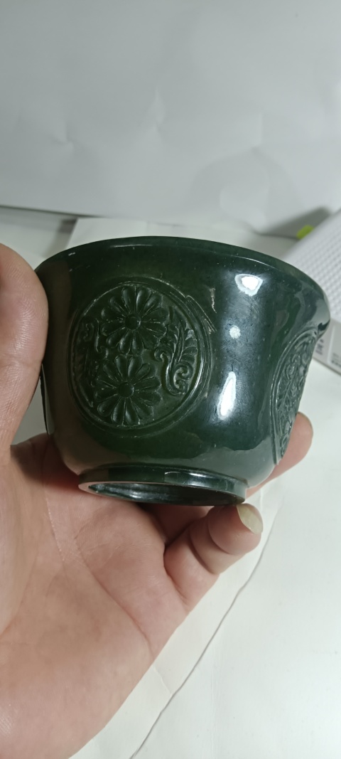 古玩陶瓷青玉刻花卉紋撇口碗拍賣,當(dāng)前價格2600元