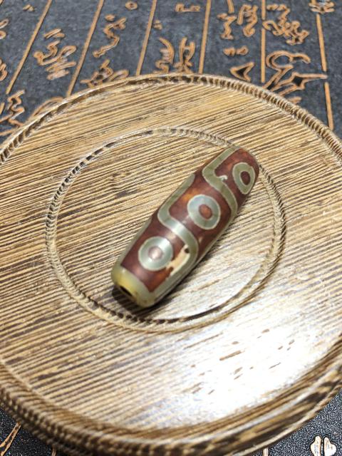 古玩玉器精品瑪瑙鑲蝕工藝珠拍賣，當前價格69元