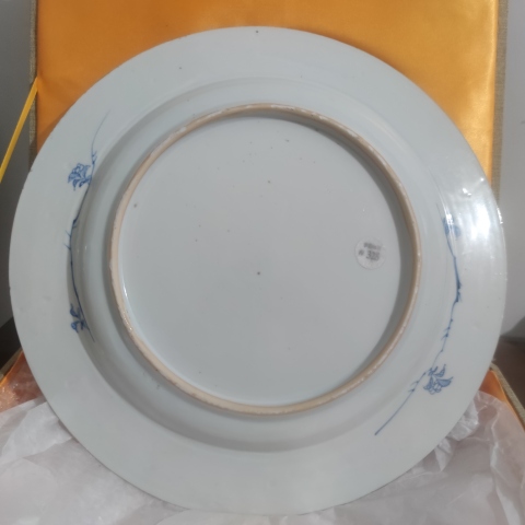 古玩陶瓷清早期青花鹿紋大盤拍賣，當前價格26000元