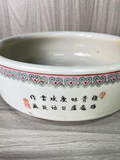 古玩陶瓷粉彩仕女人物水洗（極品文房器）拍賣，當前價格500元