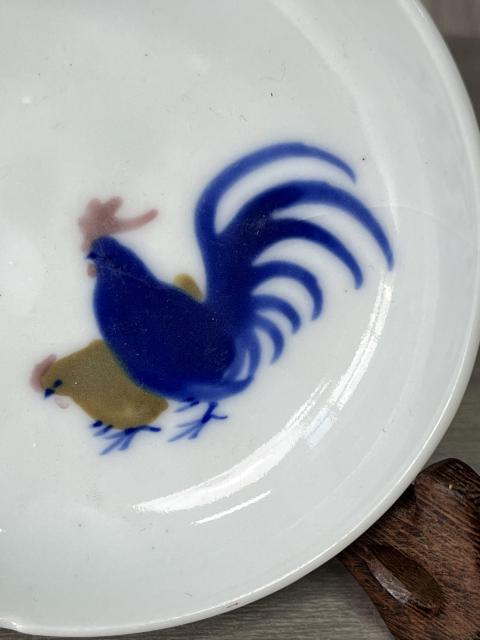 古玩陶瓷民國 斗彩彩繪大吉大利紋盤拍賣，當前價格110元