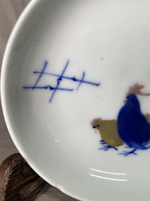 古玩陶瓷民國 斗彩彩繪大吉大利紋盤拍賣，當前價格110元