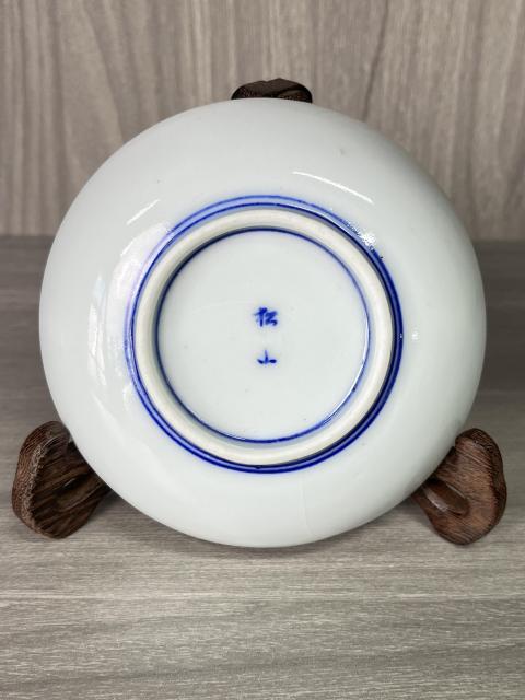 古玩陶瓷民國 斗彩彩繪大吉大利紋盤拍賣，當前價格110元