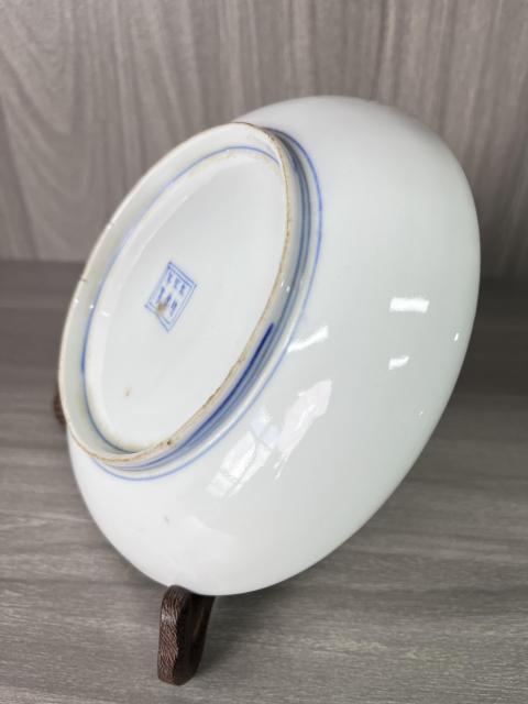 古玩陶瓷清晚期 魁星點斗紋盤拍賣，當前價格380元