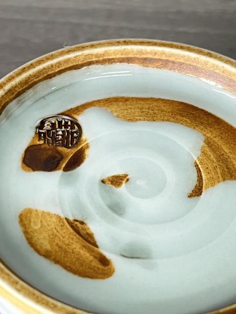 古玩陶瓷青花葡萄??紋主人杯拍賣，當前價格380元