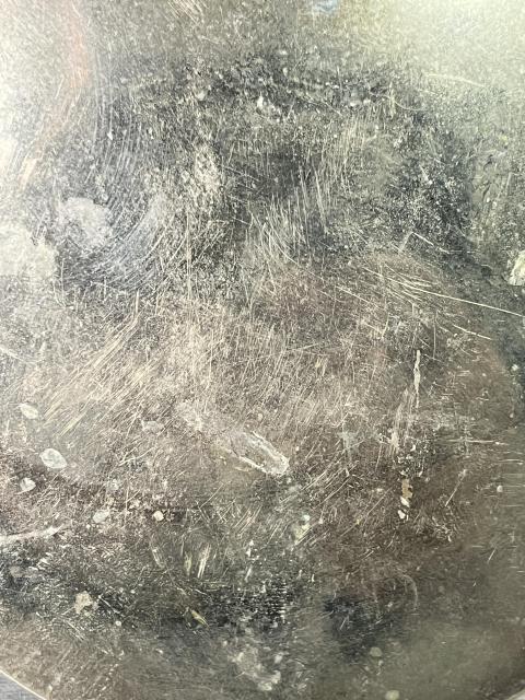 古玩雜項清晚期 刻花銅鏡拍賣，當前價格350元