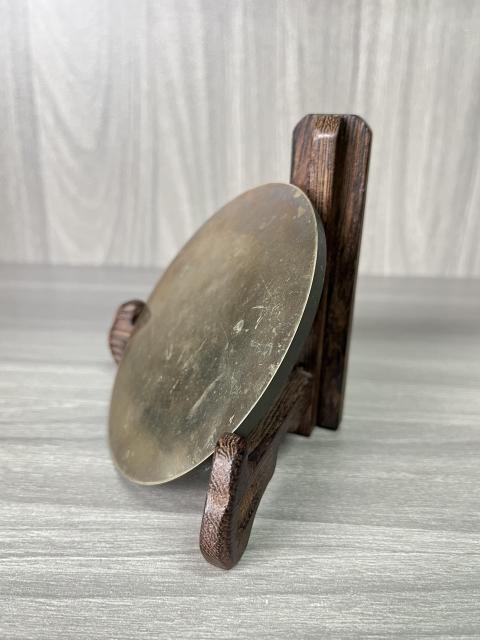 古玩雜項清晚期 刻花銅鏡拍賣，當前價格350元