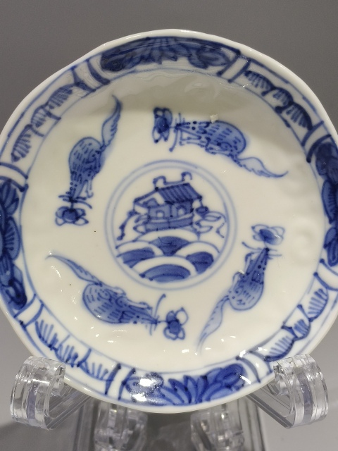 古玩陶瓷(新年放漏中)清康熙·青花海屋添籌圖雙碟套裝拍賣,當前價格133元