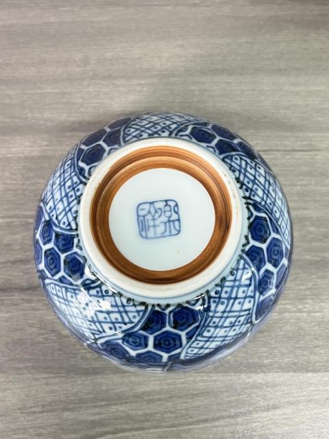 古玩陶瓷晚清民國 青花山水人物紋蓋缸拍賣，當(dāng)前價格290元